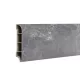 Vinyl SPC-Bodenkanten Fjord marmoriert dunkelgrau 2400x60x12 mm
