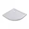 Modena Slim gebogene niedrige Acryl-Duschwanne 80x80 cm