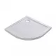 Modena Slim gebogene niedrige Acryl-Duschwanne 80x80 cm