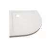 Modena Slim gebogene niedrige Acryl-Duschwanne 80x80 cm