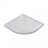 Modena Slim gebogene niedrige Acryl-Duschwanne 90x90 cm
