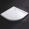 Modena Slim gebogene niedrige Acryl-Duschwanne 90x90 cm