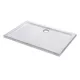 Modena Slim asymmetrische quadratische Acryl-Duschwanne, 80x100 cm