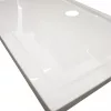 Modena Slim asymmetrische quadratische Acryl-Duschwanne, 80x100 cm