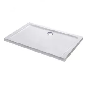   Modena Slim asymmetrische quadratische Acryl-Duschwanne, 80x120 cm