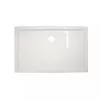Modena Slim asymmetrische quadratische Acryl-Duschwanne, 80x120 cm