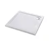 Modena Slim quadratische niedrige Acryl-Duschwanne 90x90 cm