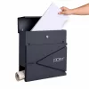 Homepost Außenbriefkasten mit Zeitungshalter abschließbar anthrazit