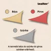 Rana Sonnensegel dreieckig 3x3x3 m beige