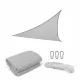 Rana Sonnensegel dreieckig 3x3x3 m grau