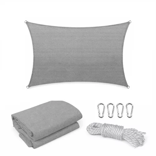 Rana Markise rechteckig 3x4 m grau