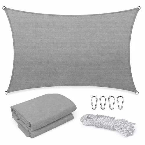 Rana Sonnensegel rechteckig 5x6 m grau