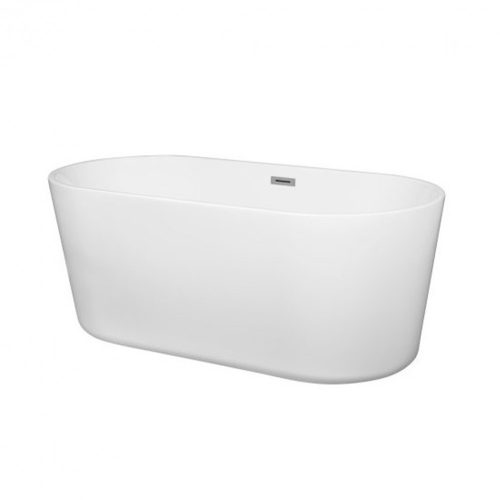 NORA freistehende Acryl-Badewanne 157 cm