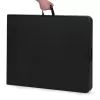 Catering-Tisch 180 cm, klappbar zum Koffer, schwarz