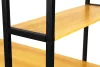 Schreibtisch aus Holz mit Zierleisten