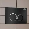 Roya 082 schwarze Toilettenfliese