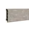 Vinyl SPC-Bodenkanten Reno Steineffekt grau 2400x60x12 mm
