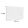 Roya Ride 21W verdecktes WC-Tank-Set