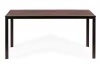6 Sitzer Gartentisch 156x78 cm Polywood braun