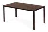 6 Sitzer Gartentisch 156x78 cm Polywood braun