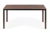 6 Sitzer Gartentisch 156x78 cm Polywood braun