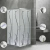 Spirit Bamboo 90x90 cm quadratische Duschabtrennung, ohne Duschwanne