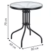 60 cm runder Gartentisch