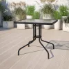 Quadratischer Gartentisch 60 cm
