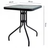 Quadratischer Gartentisch 60 cm