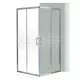 Spirit Matrix 80x80 cm quadratische Duschkabine ohne Duschwanne