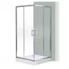 Spirit Matrix 80x80 cm quadratische Duschkabine mit Duschwanne