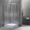Spirit Matrix 80x80 cm quadratische Duschkabine mit Duschwanne