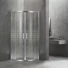 Spirit Matrix 80x80 cm gebogene Duschkabine ohne Duschwanne