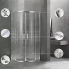 Spirit Matrix 80x80 cm gebogene Duschkabine ohne Duschwanne