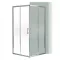 Spirit Matrix 90x90 cm quadratische Duschkabine ohne Duschwanne