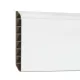 Vinyl SPC-Bodenkanten schneeweiß 2400x100x12 mm