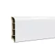 Vinyl SPC-Bodenkanten schneeweiß 2400x60x12 mm