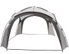 Grauer Gartenpavillon 3,5x3,5 m