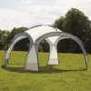 Grauer Gartenpavillon 3,5x3,5 m