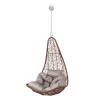 Natal Easy Garten-Hängesessel braun mit Befestigungskit