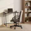 Klappbarer Schreibtisch, 80 x 45 cm, Laptop-Tisch, schwarz