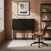 Klappbarer Schreibtisch, 80 x 45 cm, Laptop-Tisch, schwarz