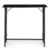 Klappbarer Schreibtisch, 80 x 45 cm, Laptop-Tisch, schwarz