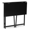 Klappbarer Schreibtisch, 80 x 45 cm, Laptop-Tisch, schwarz