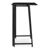 Klappbarer Schreibtisch, 80 x 45 cm, Laptop-Tisch, schwarz