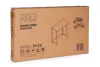 Klappbarer Schreibtisch, 80 x 45 cm, Laptop-Tisch, schwarz