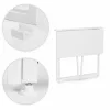 Klappbarer Schreibtisch 80x45 cm Weiß