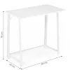 Klappbarer Schreibtisch 80x45 cm Weiß