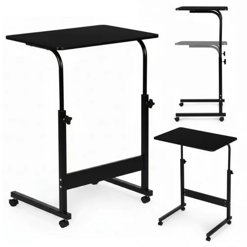 Mobiler Laptop-Tisch, am Sessel befestigbar, schwarz