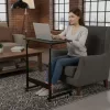 Mobiler Laptop-Tisch, am Sessel befestigbar, schwarz